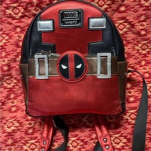 Loungefly Marvel Red and Black Backpack